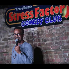Tim Meadows Performs At The Stress Factory Comedy Club